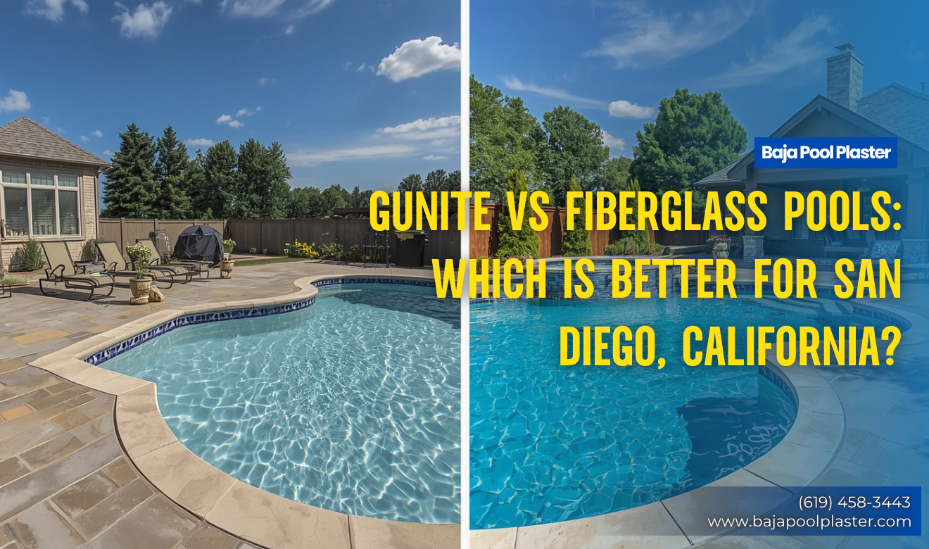 gunite vs fiberglass pool cost San Diego